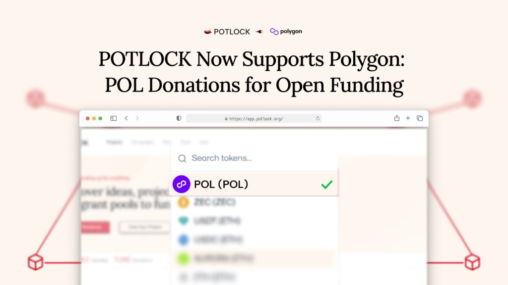 Donate with Polygon (POL) on POTLOCK